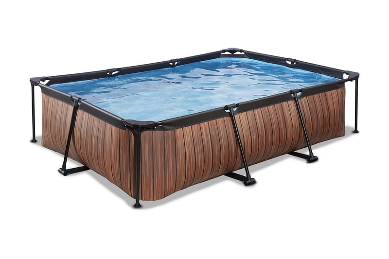 Exit Pool 200x300 cm - Brun - Glassfiberbasseng - Frittstående basseng
