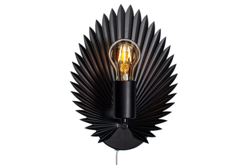 Aruba Vegglampe Svart - By Rydéns - Nattlampe vegg - Soveromslampe - Veggarmatur - Vegglampe