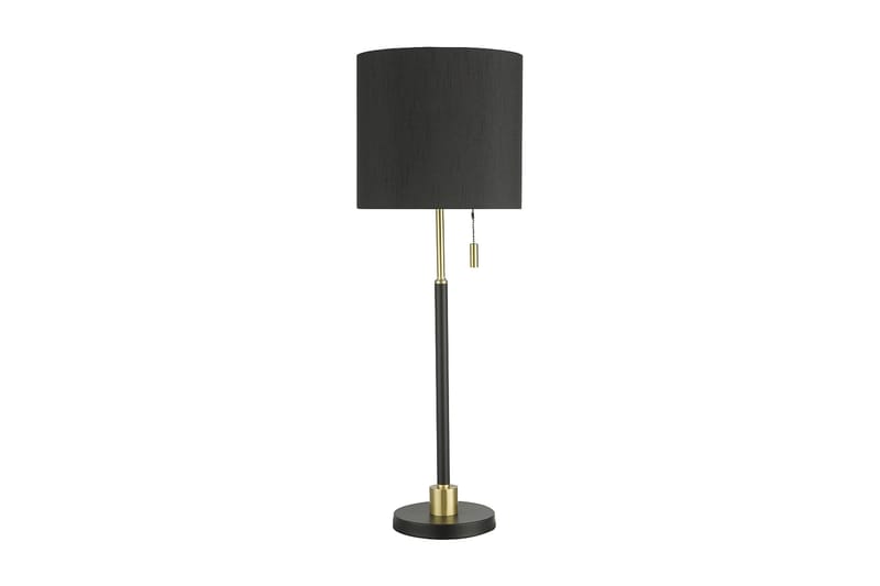 Oriva Bordlampe - Svart - Vinduslampe på fot - Soveromslampe - Stuelampe - Nattlampe bord - Vinduslampe - Bordlampe