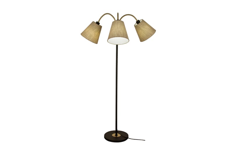 Aneta Ljusdal Gulvlampe 140 cm - Aneta Lighting - Soveromslampe - Trearmet gulvlampe - Stuelampe - Gulvlampe