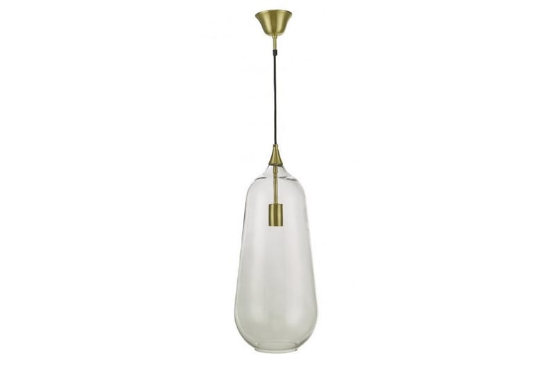 Oriva Pendellampe - Messing/Opal - Vinduslampe - Taklampe kjøkken - Vinduslampe hengende - Pendellamper & Hengelamper - Soveromslampe - Stuelampe