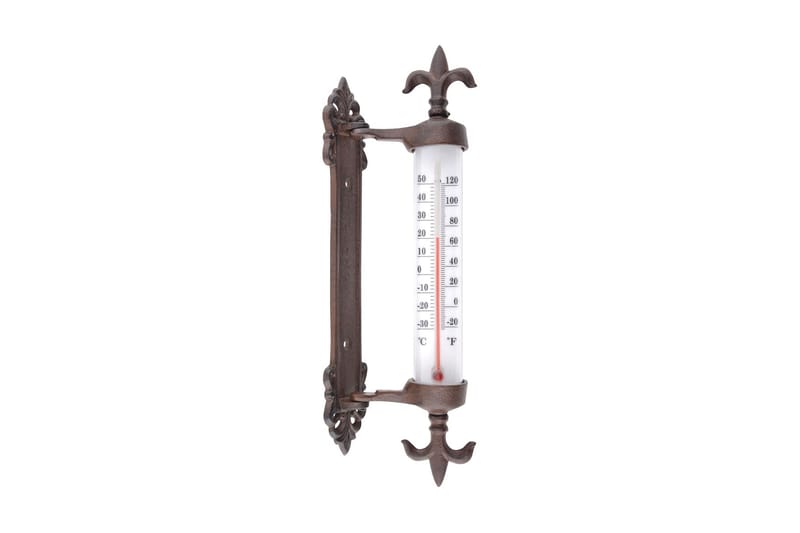 Esschert Design Termometer for vinduskarm støpejern - Utetermometer - Termometer