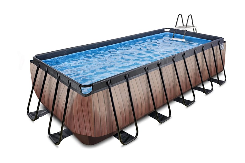 Exit Pool 250x540 cm - Brun - Frittstående basseng - Glassfiberbasseng