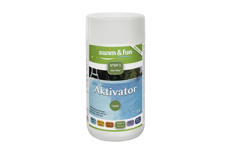 Swim & Fun Activato 1L - Algmiddel for Aktiv Oksygen Combit - Basseng kjemi & klortabletter