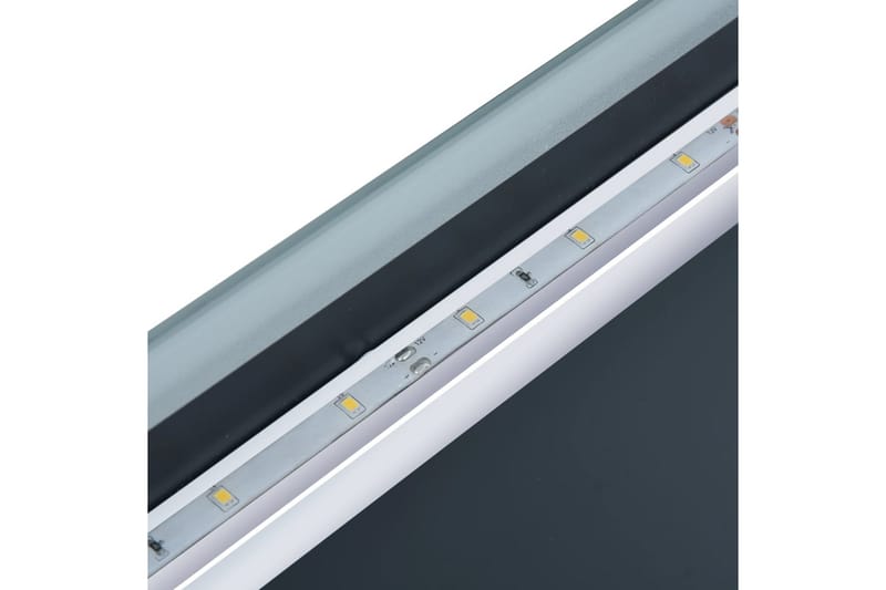 LED-veggspeil til bad med berøringssensor 60x50 cm - Baderomsspeil - Baderomsspeil med belysning