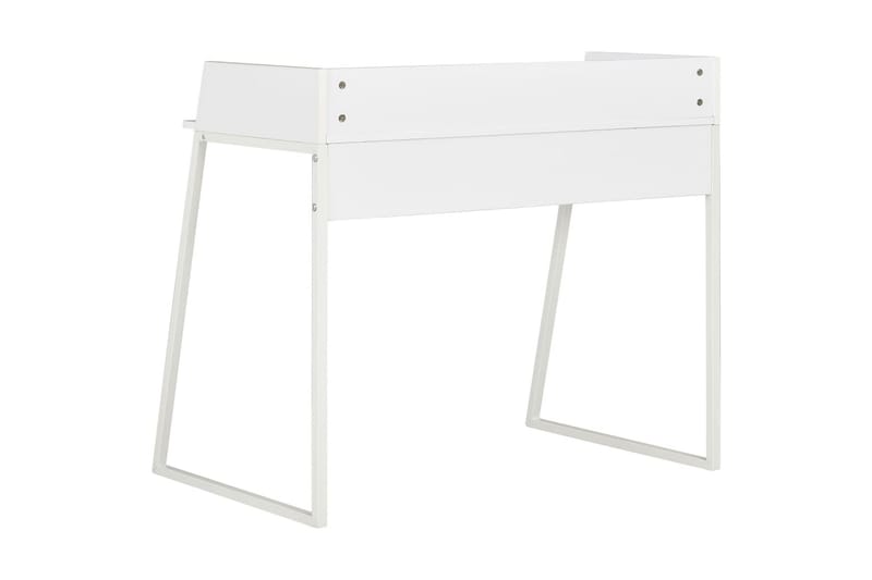 Skrivebord hvit 90x60x88 cm - Hvit - Skrivebord