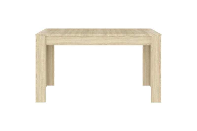 Spisebord sonoma eik 140x74,5x76 cm sponplate - Brun - Spisebord & kjøkkenbord