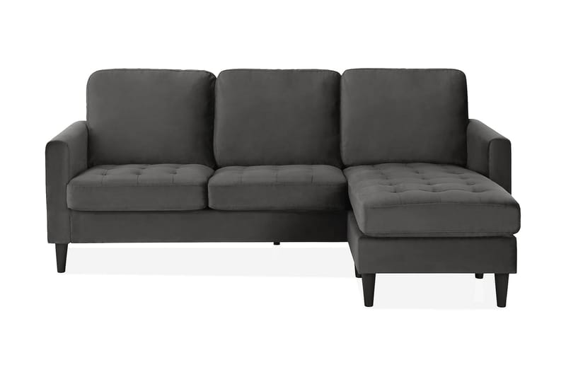 Strummer Divansovesofa Grå - CosmoLiving - Sofa med sjeselong - 3 seters sofa med divan