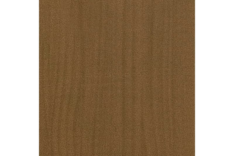 Bokhylle 2 nivåer brun 40x30x70 cm heltre furu - Brun - Bokhylle