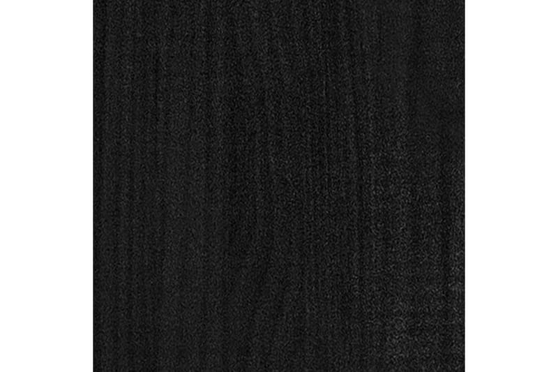 Bokhylle 5 nivåer 100x30x175 cm furu svart - Svart - Bokhylle