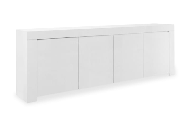 Amalfi Sideboard 210 cm 4 Dører - Hvit Høyglans - Sideboard & skjenker