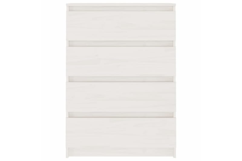 Sideskap hvit 60x36x84 cm heltre furu - Hvit - Sideboard & skjenker