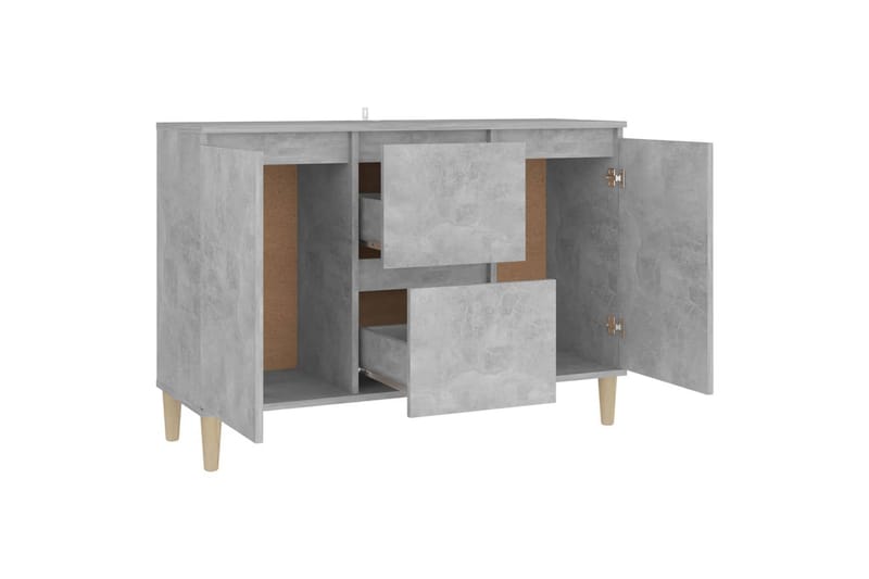Skjenk betonggrå 103,5x35x70 cm sponplate - Grå - Sideboard & skjenker
