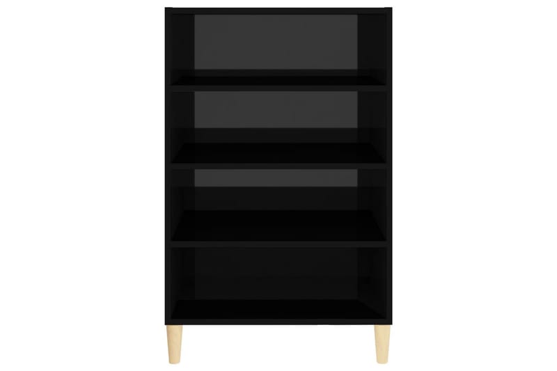 Skjenk høyglans svart 57x35x90 cm sponplate - Svart - Sideboard & skjenker