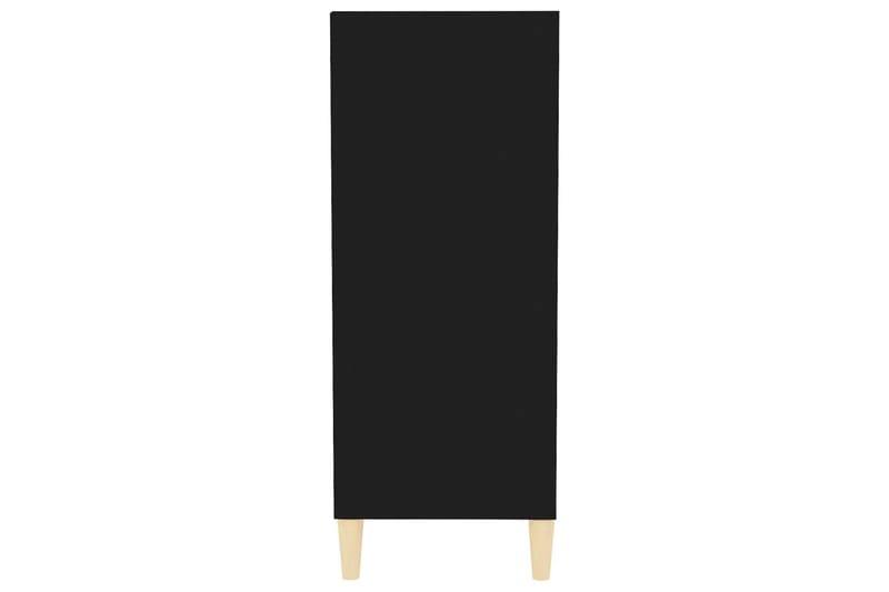 Skjenk svart 57x35x90 cm sponplate - Svart - Sideboard & skjenker