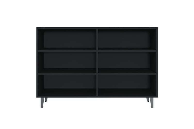Skjenk svart 103,5x35x70 cm sponplate - Svart - Sideboard & skjenker