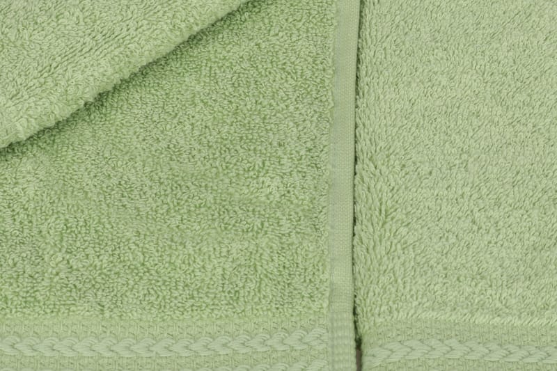 Hobby Håndkle 30x50 cm 6-pk - Grønn - Håndklær