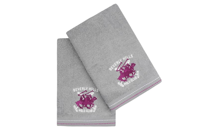 Tarilonte Håndkle 2-pk - Grå - Håndklær