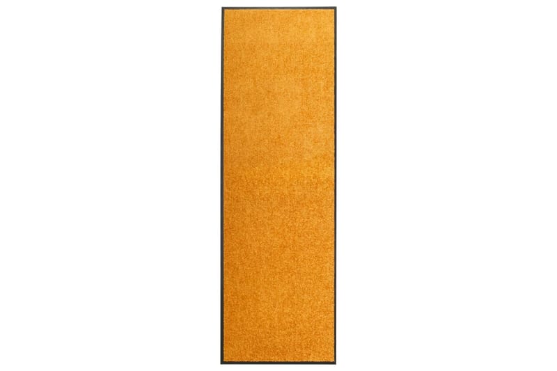 Dørmatte vaskbar oransje 60x180 cm - Oransj - Hall matte