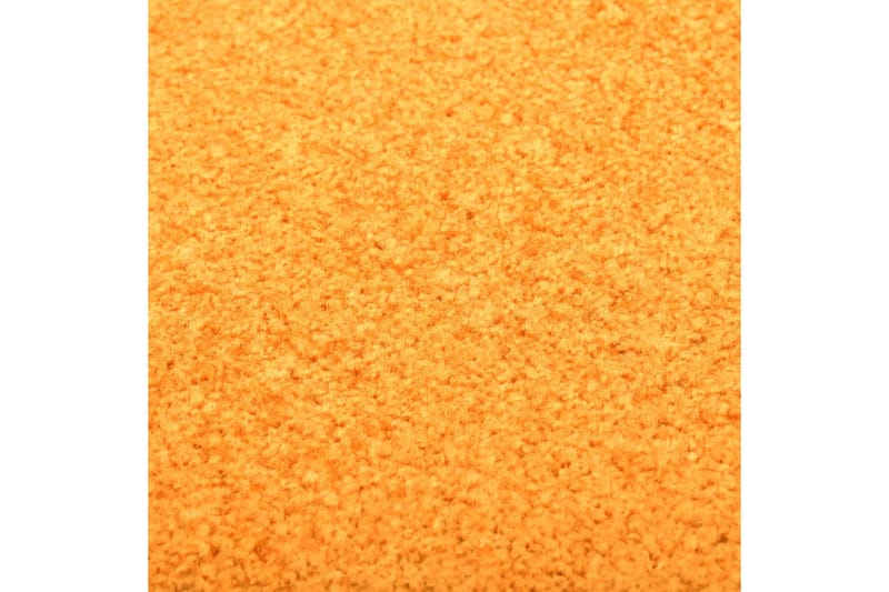 Dørmatte vaskbar oransje 90x150 cm - Oransj - Hall matte
