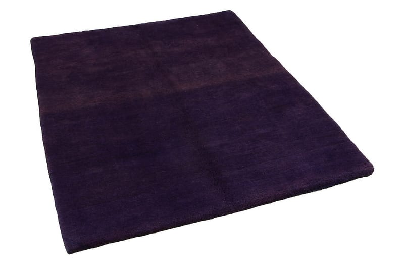Håndknyttet Gabbeh Shiraz Ull Lilla 155x192 cm - Håndvevde tepper - Orientalske tepper - Persisk matte