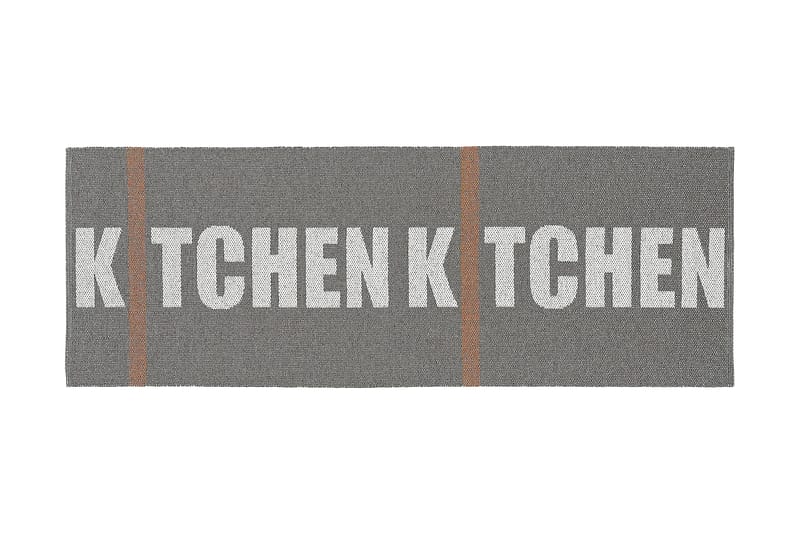 Kitchen Plastmatte 70x150 Vendbar PVC Grå - Horredsmattan - Kjøkkenmatte - Plasttepper - Hall matte