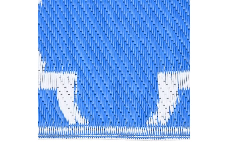 Uteteppe blå 190x290 cm PP - Blå - Utendørstepper